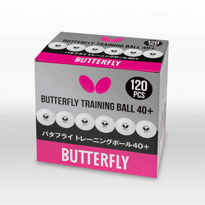 BUTTERFLY TRAINING BALL 40+ 10 DOZ./BOX